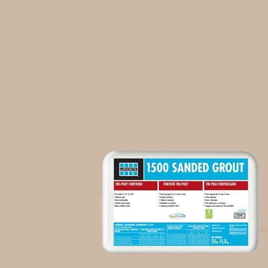 1500 Sanded Grout #40 Latte 25 lb