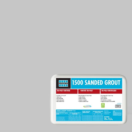 1500 Sanded Grout #89 Smoke Grey 25 lb