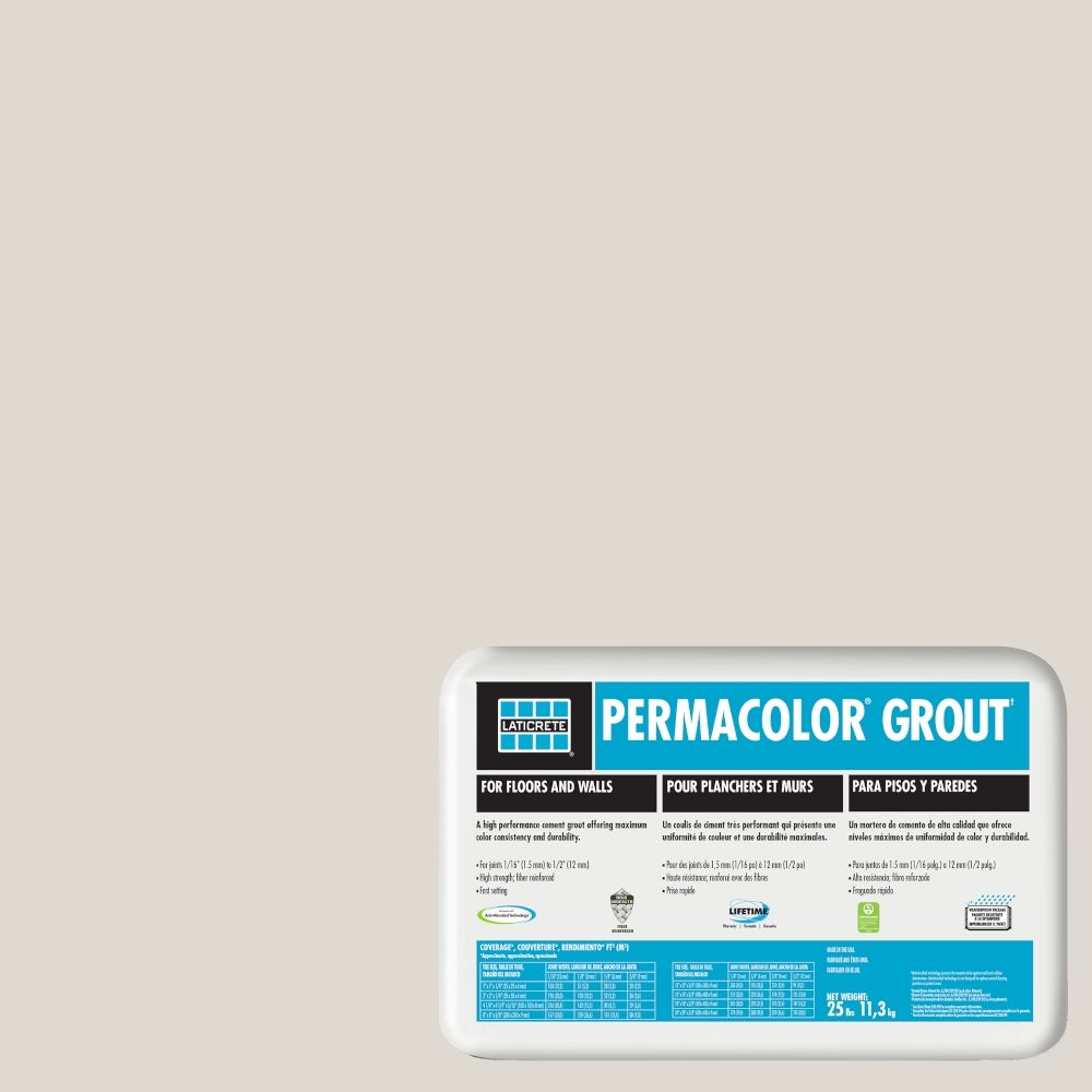 Laticrete Permacolor Grout 90 Light Pewter 25 lb (259000252) FloorBox
