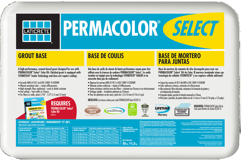 Laticrete Permacolor Select Grout Base 25 lb (260000252) FloorBox