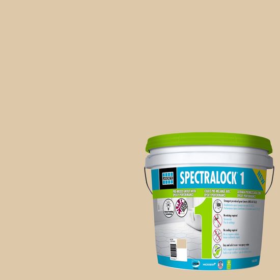 Spectralock One Pre-mixed grout #81 Butter Cream 1 gal