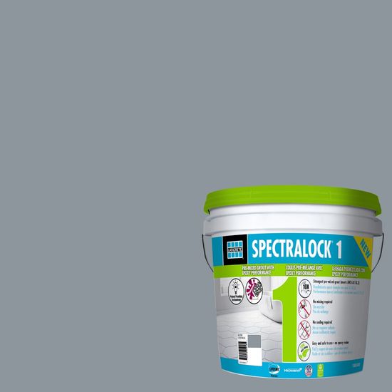 Spectralock One Pre-mixed grout #91 Slate Grey 1 gal