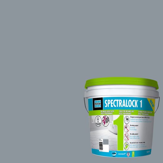 Spectralock One Pre-mixed grout #91 Slate Grey 1 gal