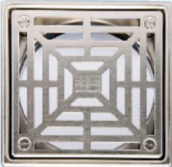 Hydro Ban 4 in. x 4 in. Brushed Steel Bonding Flange PVC Hydro Ban 4 in. x 4 in. Brushed Steel Bonding Flange PVC