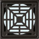 Hydro Ban Oil Rubbed Bronze Bonding Flange ABS 4" x 4"
