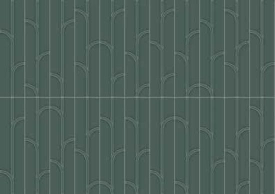 Wall Tiles Geometra Emerald Glossy Ivy 3" x 12"