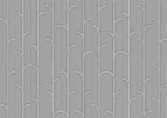 Wall Tiles Geometra Charcoal Glossy Ivy 3" x 12"