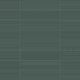Tuiles murales Geometra Emerald Lustré Divide 3" x 12"