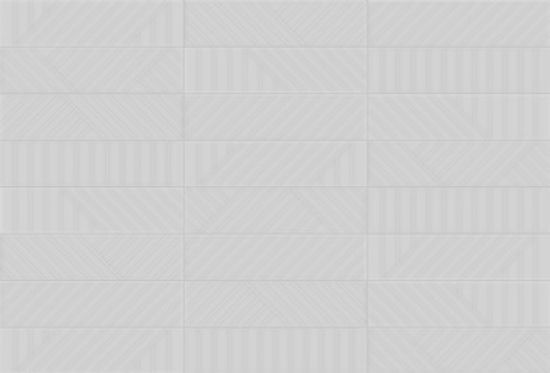 Wall Tiles Geometra Silver Glossy Maze 3" x 12"