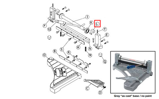 Inner Cam Bearing for no. 001