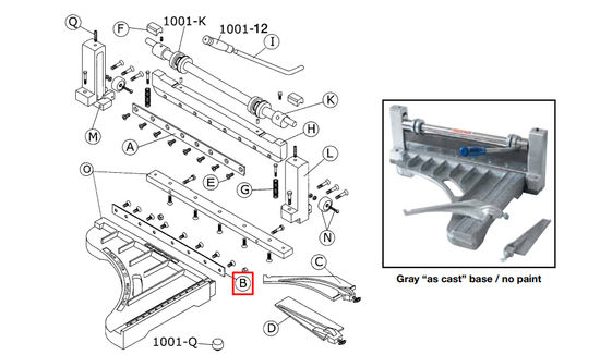 Crain 001 Model A Vinyl Tile Cutter