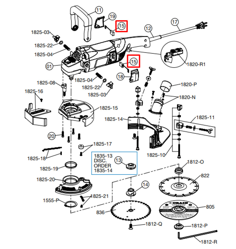 Crain store undercut saw