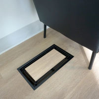 Aria Vents Floor Vent OG Air Return Aria Matte Black 8