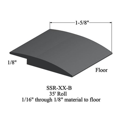 Tarkett - Multi-Flooring Reducer Vinyl #TA6 Travertine 1/8" x 1-5/8" x ...