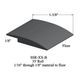 Multi-Flooring Reducer Vinyl #TA6 Travertine 1/8" x 1-5/8" x 35'