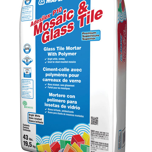 Mapei - Adesilex P10 Premium Mosaic & Glass Tile Mortar 43 lb - 11343C ...