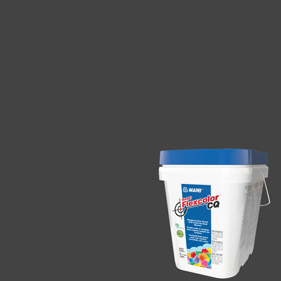 Flexcolor CQ Ready-to-Use Grout with Color-Coated Quartz #5010 Black 2 gal