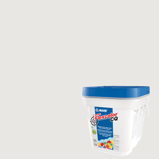 Flexcolor CQ Ready-to-Use Grout with Color-Coated Quartz #5038 Avalanche 1 gal