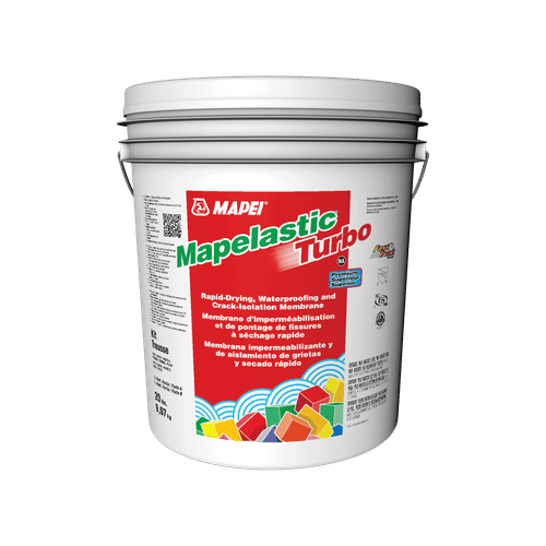 Mapei - Mapelastic Turbo Liquid Waterproofing Membrane Kit 9.07 kg ...