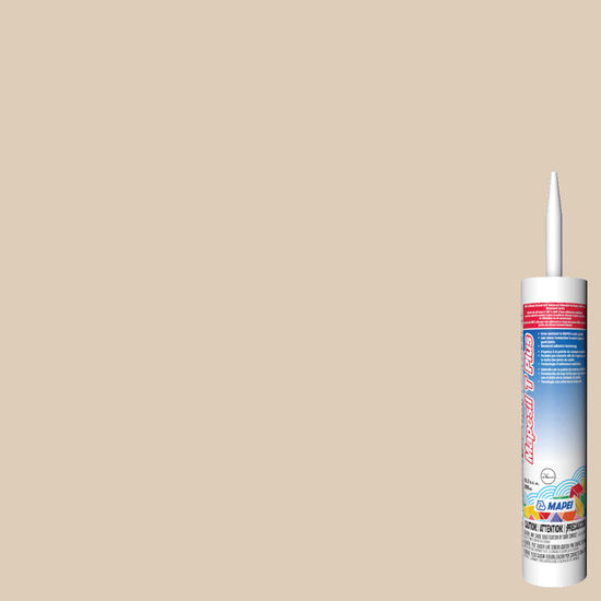 Mapesil T Plus Silicone Sealant #5049 Light Almond 10.11 oz