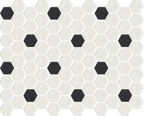 Mosaïque Geo Pattern Hex Pattern Custom 1 Mat 10" x 12"