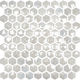 Mosaic Edna Hexagon White Glossy 12" x 12"
