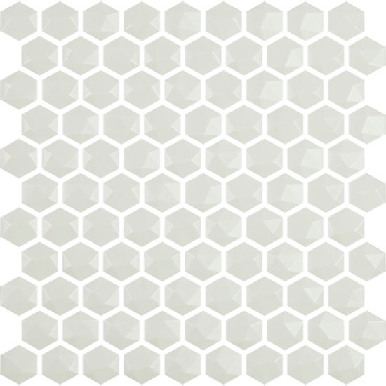 Mosaïque Edna Hexagon Vanilla Mat 12" x 12"