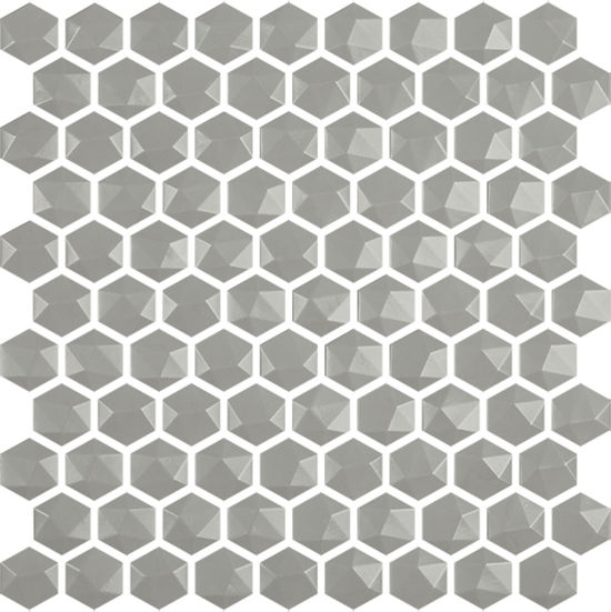 Mosaïque Edna Hexagon Sandstone Mat 12" x 12"