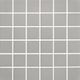Mosaic Plain Glaze Light Grey Satin 12" x 12"
