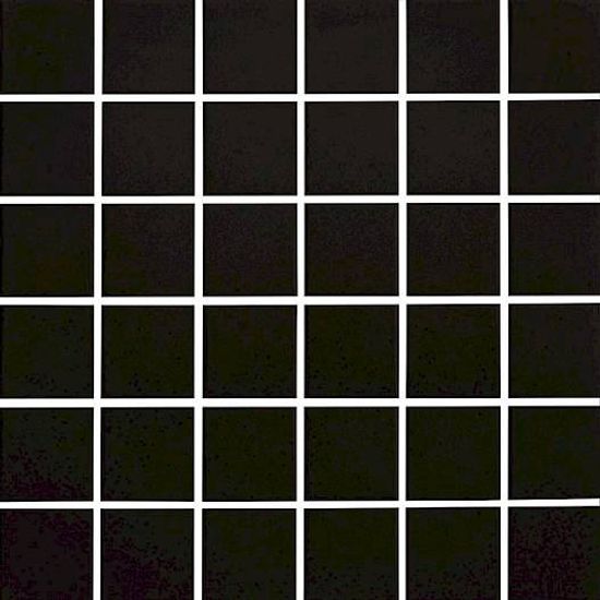 Mosaic Plain Glaze Black Satin 12" x 12"