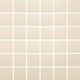 Mosaic Plain Glaze Bone Satin 12" x 12"