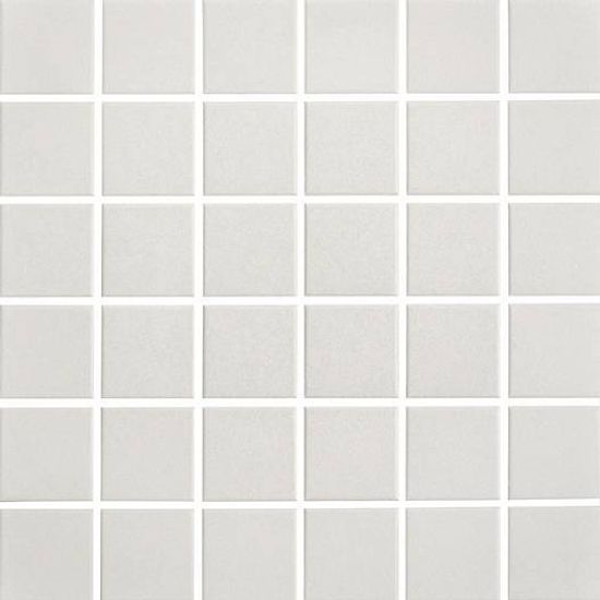 Mosaic Plain Glaze White Satin 12" x 12"
