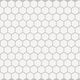 Mosaic Basic Hexagon/Octagon White Satin 12" x 12"