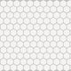 Mosaic Basic Hexagon/Octagon White Satin 12" x 12"