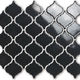 Mosaïque Small Lantern Black Lustré 10" x 12"
