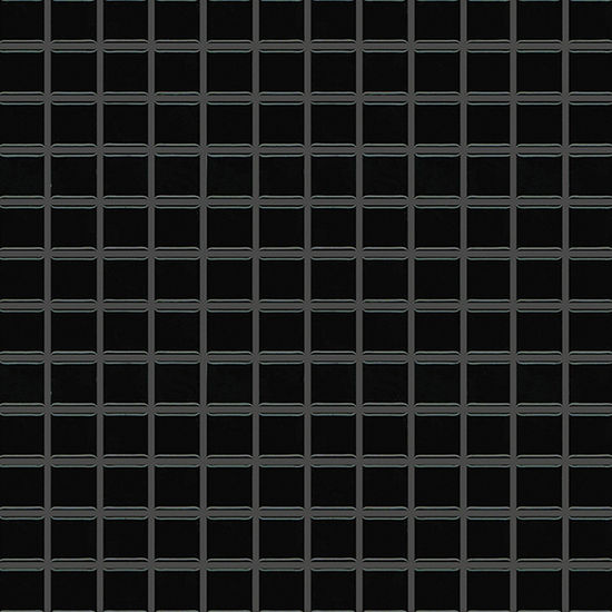Mosaïque Basic Black Lustré 12" x 12"