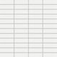 Mosaic Basic White Rectangle Satin 12" x 12"
