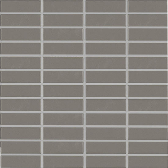 Mosaic Basic Bronze Grey Satin 12" x 12"