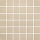 Mosaic Plain Techno Cream Matte 12" x 12"