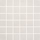 Mosaic Plain Techno White Square Matte 12" x 12"
