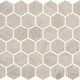 Mosaïque Miki - InkJet Mosaics Beige Mat 11" x 13"