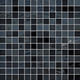 Mosaic Opalo Stone Noir Square Glossy 12" x 12"