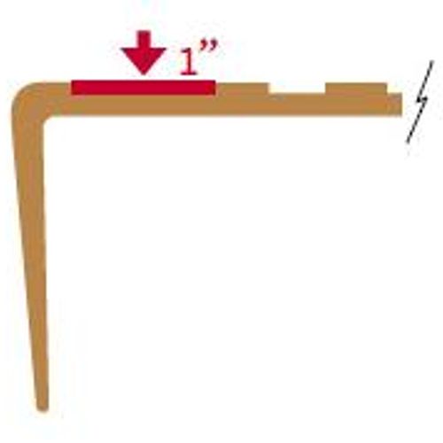 Core Flooring Safety Walk Grit Tape Teak Brown 1" x 60' FloorBox