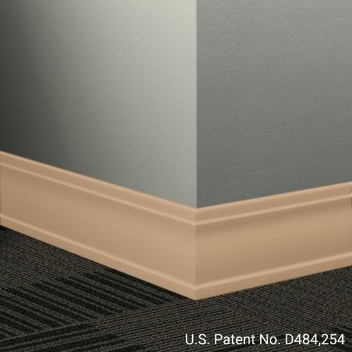 Johnsonite Millwork Contoured Wall Base 130 Sisal Outline 31/2" x 8