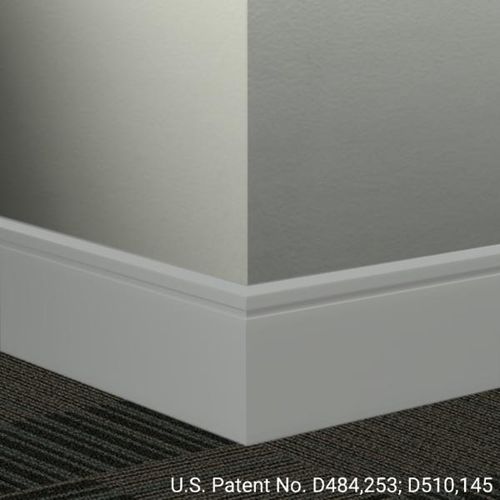 Johnsonite Millwork Contoured Wall Base 38 Pewter Reveal 41/4" x 8