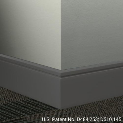 Johnsonite Millwork Contoured Wall Base 40 Black Reveal 41/4" x 8