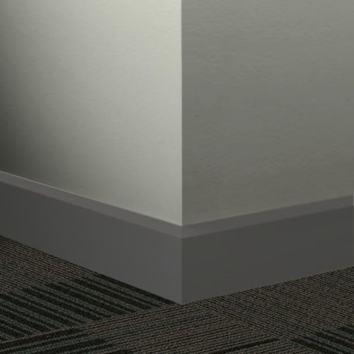 Johnsonite Millwork Contoured Wall Base 40 Black Oblique 3" x 8