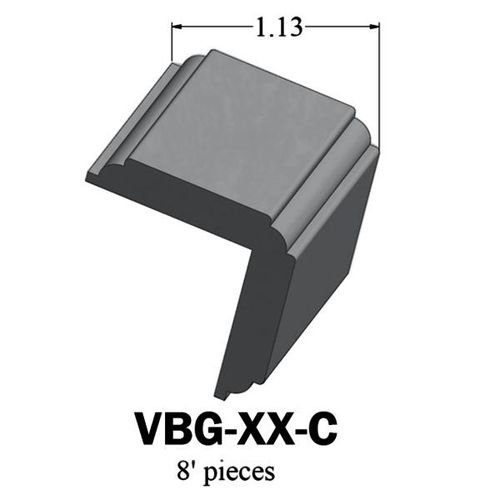 Johnsonite Corner Guards TA6 Bedrock 11/4" x 8' FloorBox