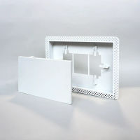 Fittes - Trappe de ventilation murale Lite Return Bead blanc satiné 10