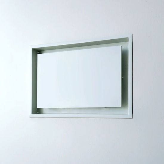 Trappe de ventilation murale Lite Return Frame blanc satiné 10" x 14-1/4"